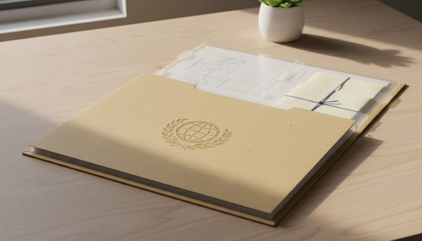 Photo Idea : A neat folder labeled