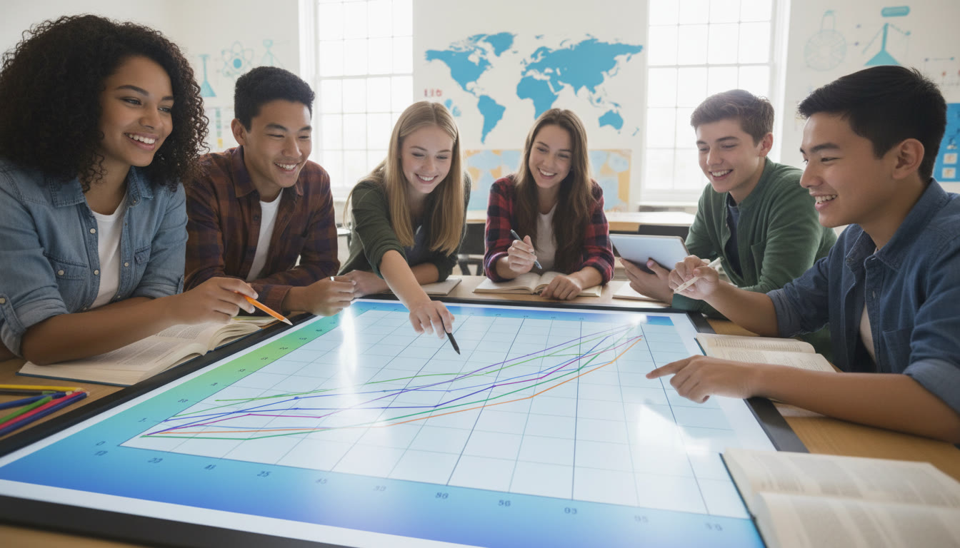 Photo Idea : Line chart showing multiple algorithm runtimes plotted against input size with labeled curves