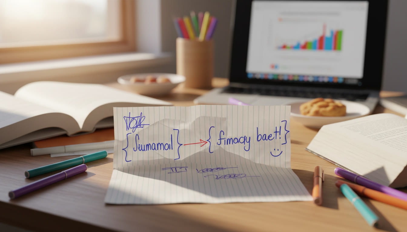 Photo Idea : Close-up of a handwritten list showing a 
