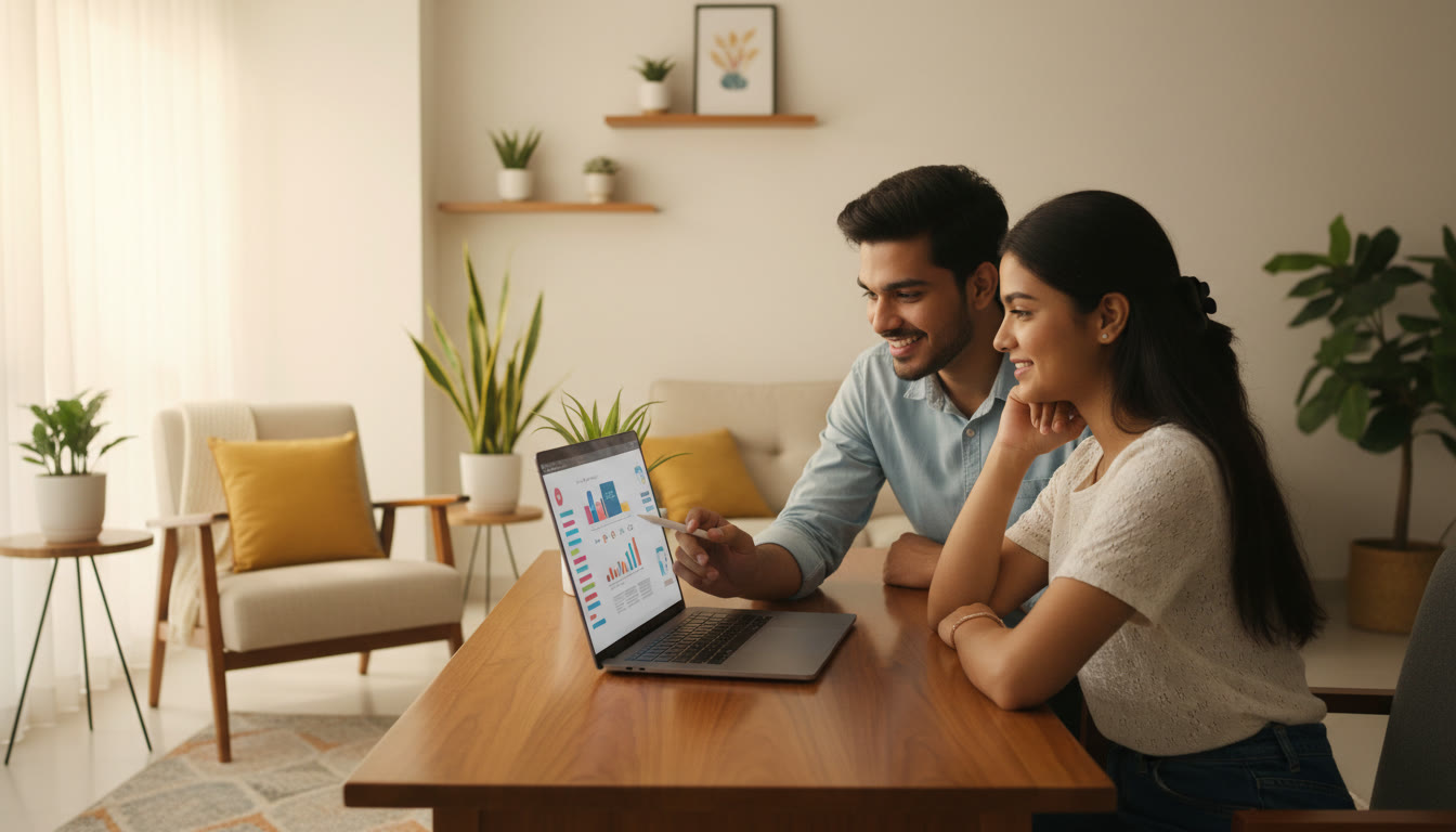 Photo Idea : Tutor working one-on-one with a student on a laptop highlighting a custom study plan