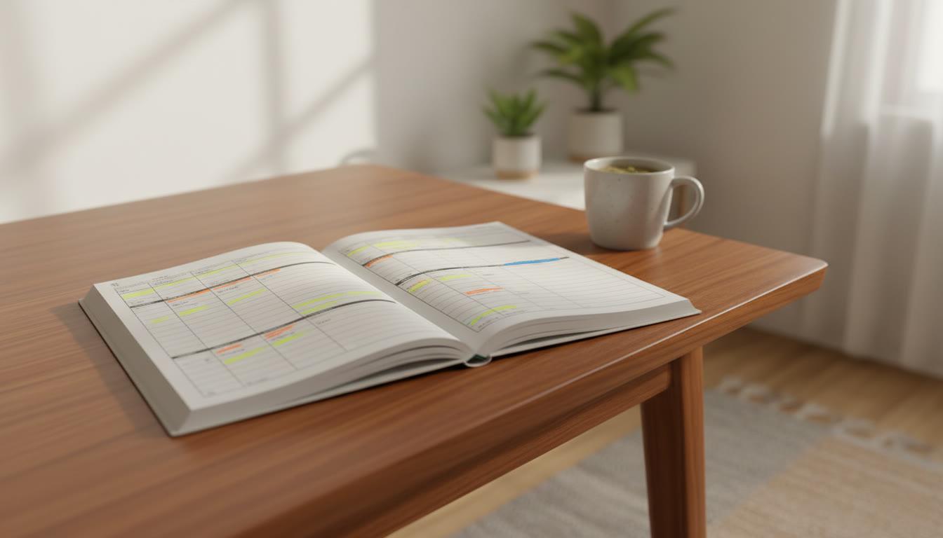 Photo Idea : A neatly organized error log notebook with columns and highlighted entries