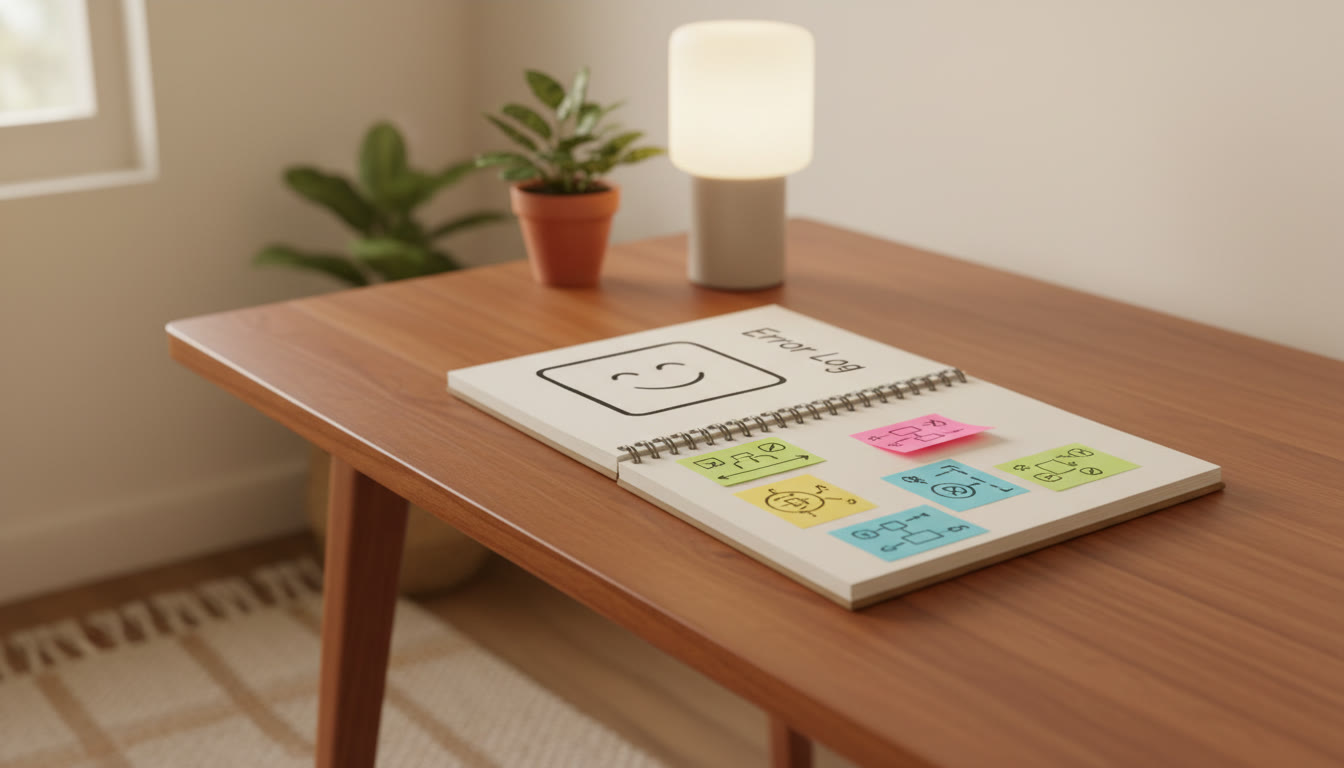 Photo Idea : Close-up of a notebook with an 