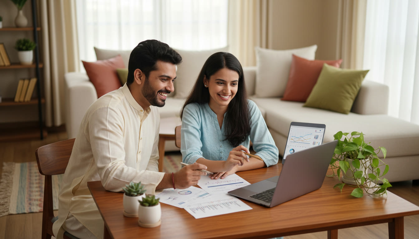 Photo Idea : a tutor and student working together over a problem set with a laptop showing analytics