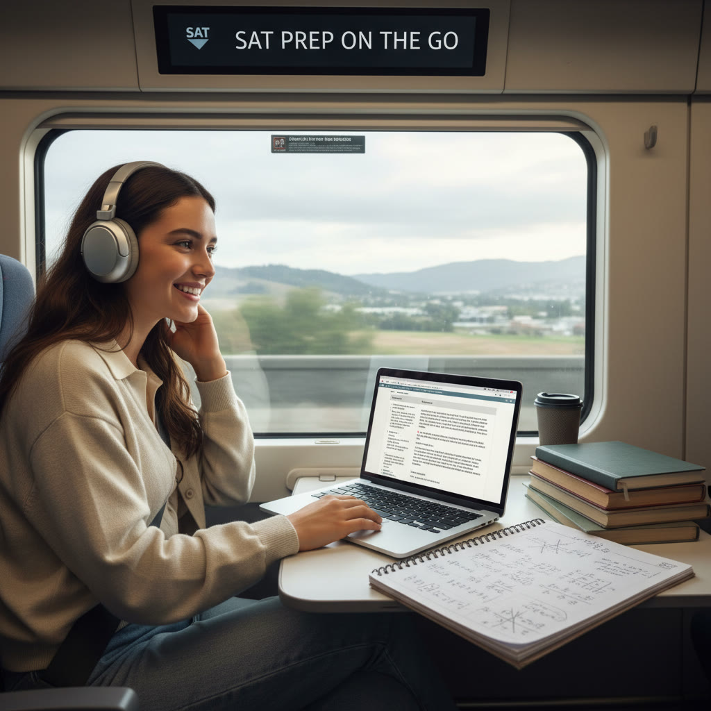How to Manage SAT Prep When You’re Always on the Move