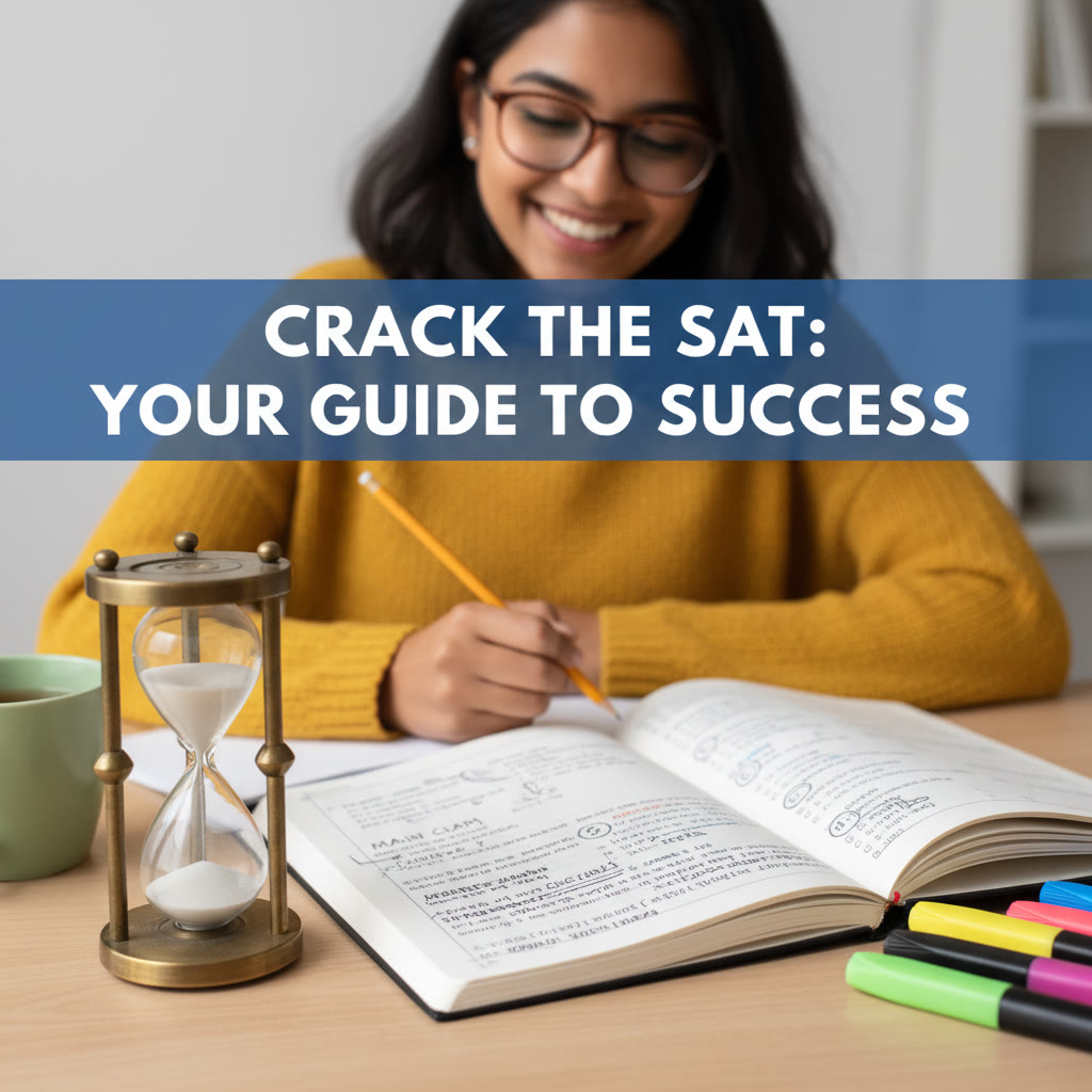 Close-up of a timer beside a page of annotated text, with a visible note saying 'main claim'