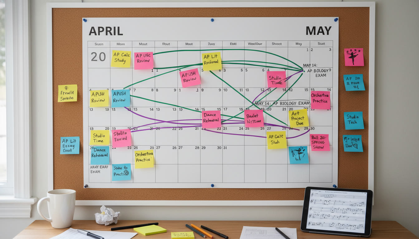 Performing Arts Students: Rehearsal-Friendly AP Timelines