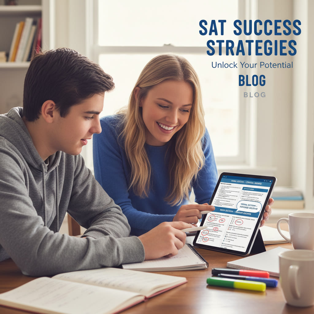 Close-up of a tutor and student reviewing a practice test on a tablet, with annotated mistakes and a focused discussion.