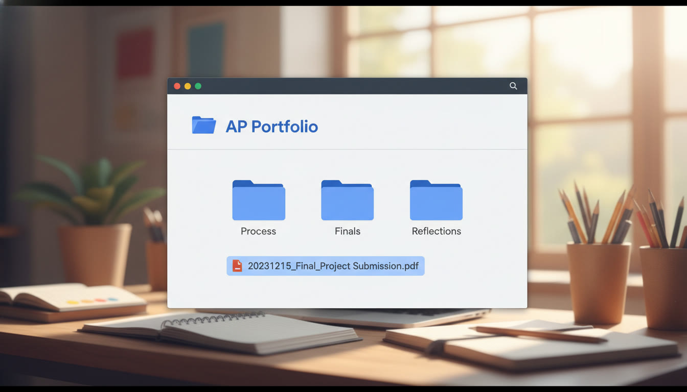 Photo Idea : A screenshot-style mockup showing a Google Drive folder labeled 