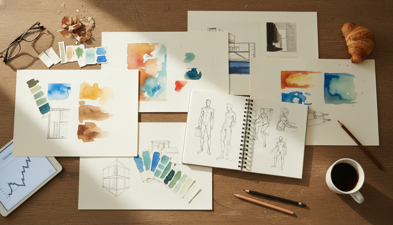 Visual Storytelling: Sequencing Portfolio Panels for AP Art Students