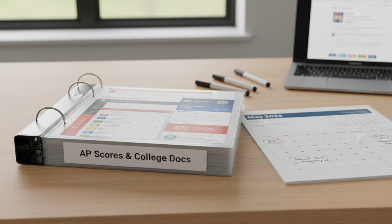 Photo Idea : A close-up of a neat binder labeled 