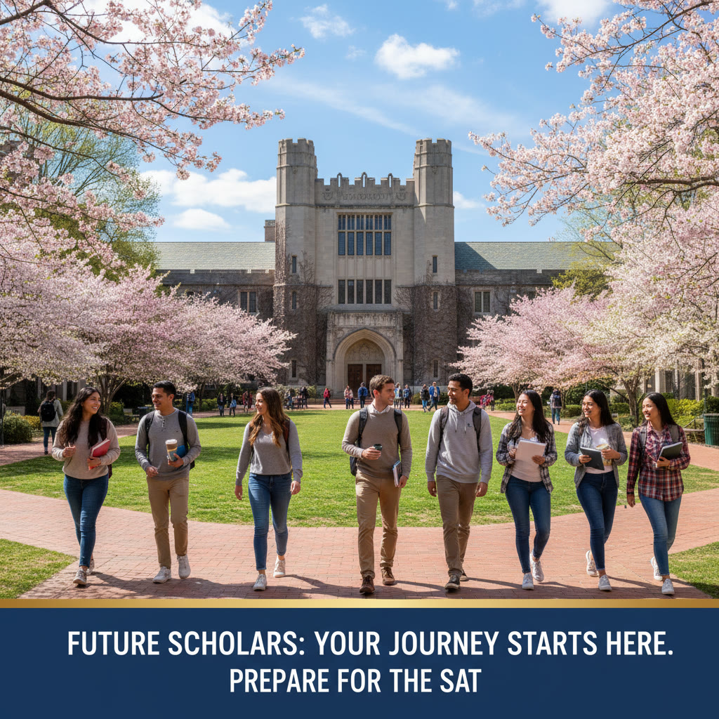 Photo Idea : A bright, hopeful campus shot of Emory’s quad in spring, with students walking and chatting — conveys the goal and the environment applicants aspire to join.