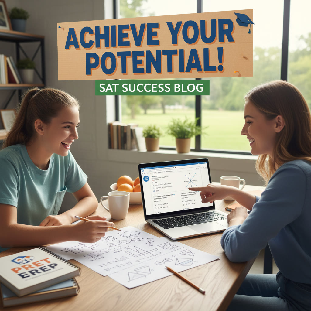 Photo idea of a student working with a tutor at a table, paper with graph sketches and a laptop showing practice problems