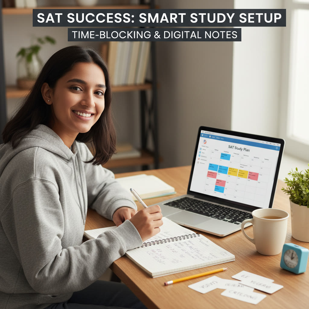 How to Use Digital Planners for SAT Prep Organization